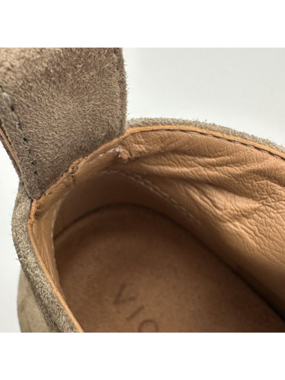 Vionic Cecily Ankle Boot Women’s Size 8.5 Green Suede Side Zip Comfort Bootie - Picture 11 of 12